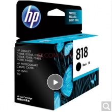 惠普（HP）CC640ZZ 818號 黑色墨盒