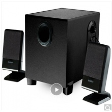 漫步者（EDIFIER） R101V 2.1聲道多媒體音箱 音響 電腦音箱 黑色
