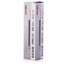 得力（deli）黑色筆芯 中性筆/水筆/簽字筆替芯20支裝S760子彈頭0.5mm(黑)20支