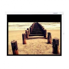 紅葉 120英寸 16:9 電動投影幕布 白塑幕 白幕