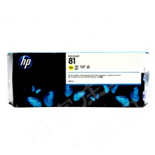 惠普（HP） C4933A 原裝 81號(hào)黃色染料墨盒 適用于-HP DesignJet 5500/5800