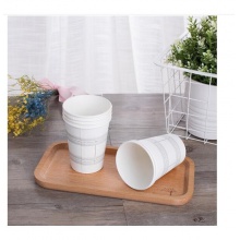 得力19201紙杯（白色）（250ml）100只280g