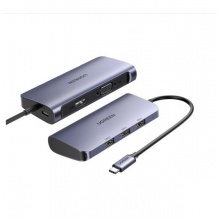 綠聯type-c 轉hdmi、vga 六合一拓展塢