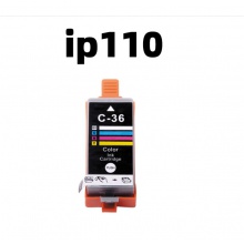 佳能C-36彩色墨盒，打印機：佳能ip100