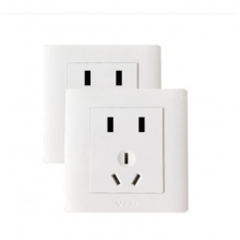 公牛  G32系列86型 五孔10A插座 (白色)